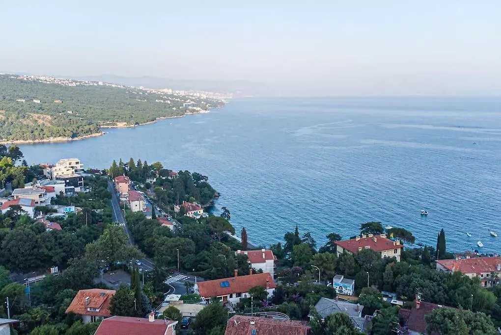 Apartment Starfish With Private Pool And Magnificent Sea View Opatija Croatia